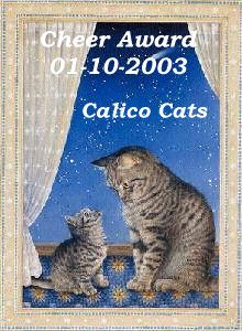 Calico Cat Cheer Award