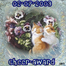 Calico Cat Cheer Award